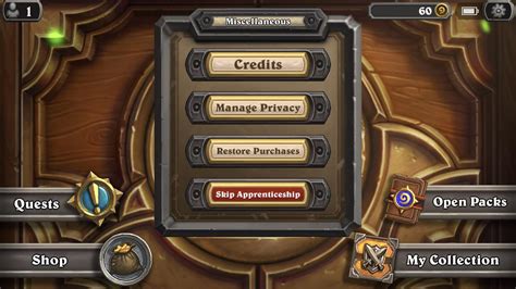 how to skip apprenticeship hearthstone Business, Economics, and Finance